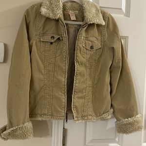 Abercrombie & Fitch Authentic Quality corduroy bomber jacket! Great condition!